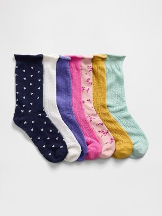 Calcetines de punto para niños (paquete de 7)