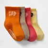 Calcetines deportivos con logotipo para bebés y niños pequeños (paquete de 4)