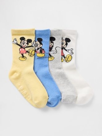 Calcetines deportivos Gap × Disney para bebés y niños pequeños (paquete de 4)