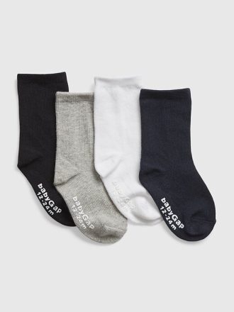 Calcetines deportivos para niños pequeños (paquete de 4)