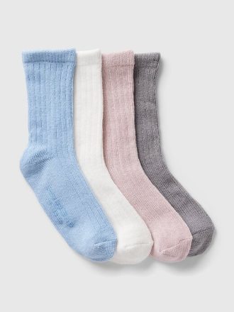 Calcetines para bebés y niños pequeños (paquete de 4)