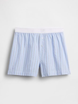 Calzoncillos tipo bóxer de pijama con logotipo de popelina