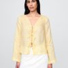 Camisa 100% lino con lazo en la parte delantera Camisa 100% lino con lazo en la parte delantera