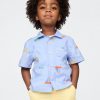 Camisa Cabana de algodón orgánico para bebés y niños pequeños