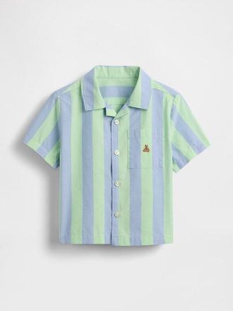 Camisa Cabana de algodón orgánico para bebés y niños pequeños