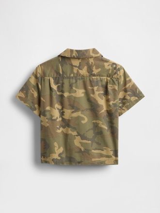 Camisa Cabana de algodón orgánico para bebés y niños pequeños