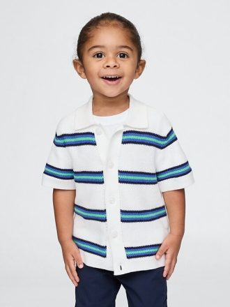 Camisa Cabana de Crochet para Bebés y Niños Pequeños