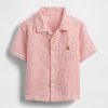 Camisa Cabana de lino y algodón para bebés y niños pequeños Camisa Cabana de lino y algodón para bebés y niños pequeños