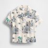 Camisa Cabana de lino y algodón para bebés y niños pequeños Camisa Cabana de lino y algodón para bebés y niños pequeños
