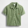Camisa Cabana de popelina de algodón orgánico para bebés y niños pequeños