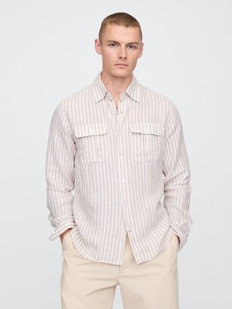 Camisa clásica 100% lino