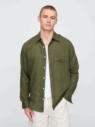 Camisa clásica 100% lino