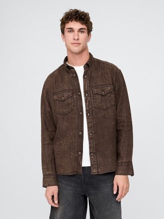 Camisa clásica 100% lino