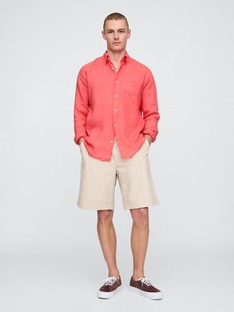 Camisa clásica 100% lino
