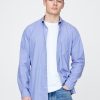 Camisa clásica de popelina de algodón orgánico Camisa clásica de popelina de algodón orgánico