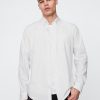 Camisa clásica de popelina de algodón orgánico Camisa clásica de popelina de algodón orgánico