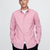 Camisa clásica de popelina de algodón orgánico Camisa clásica de popelina de algodón orgánico