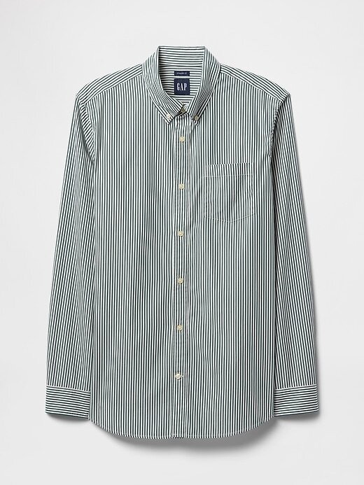 Camisa clásica de popelina de algodón orgánico Camisa clásica de popelina de algodón orgánico