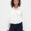 Camisa con dobladillo abullonado Camisa con dobladillo abullonado