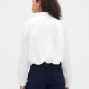 Camisa con dobladillo abullonado Camisa con dobladillo abullonado