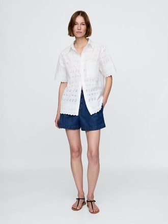 Camisa con ojales para adultos Gap × DÔEN