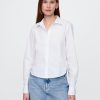 Camisa corta ajustada de algodón orgánico Camisa corta ajustada de algodón orgánico