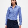 Camisa corta ajustada de algodón orgánico Camisa corta ajustada de algodón orgánico