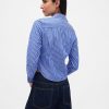 Camisa corta ajustada de algodón orgánico Camisa corta ajustada de algodón orgánico