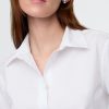 Camisa corta ajustada de algodón orgánico Camisa corta ajustada de algodón orgánico