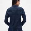 Camisa corta ajustada de mezclilla Camisa corta ajustada de mezclilla