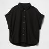 Camisa corta de mezcla de lino Camisa corta de mezcla de lino