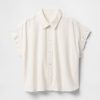 Camisa corta de mezcla de lino Camisa corta de mezcla de lino