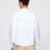 Camisa corta Oxford de algodón orgánico de talla grande Camisa corta Oxford de algodón orgánico de talla grande