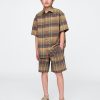 Camisa de cuadros relajada para niños Camisa de cuadros relajada para niños