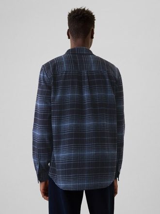 Camisa de franela de algodón orgánico