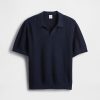 Camisa de gofre con cuello Johnny para niños