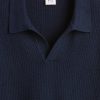 Camisa de gofre con cuello Johnny para niños