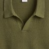 Camisa de gofre con cuello Johnny para niños