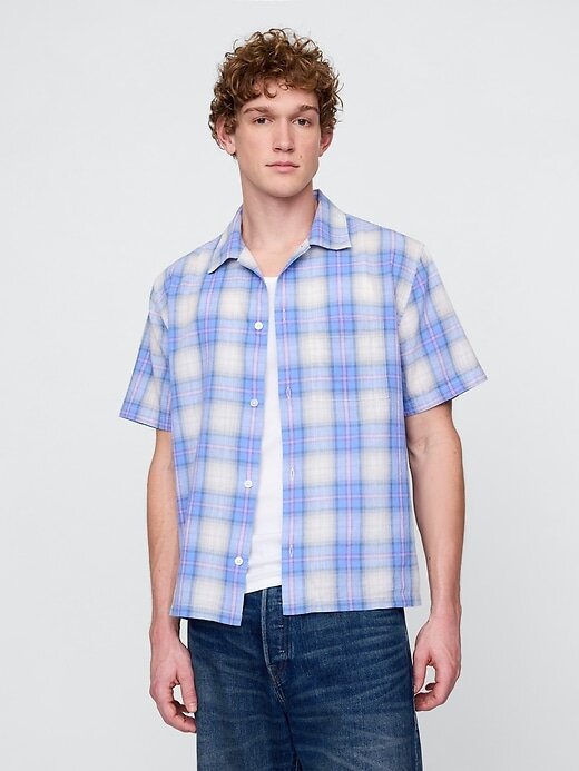 Camisa de lino y algodón Camisa de lino y algodón