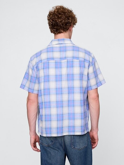 Camisa de lino y algodón Camisa de lino y algodón