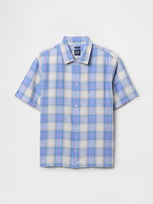 Camisa de lino y algodón Camisa de lino y algodón