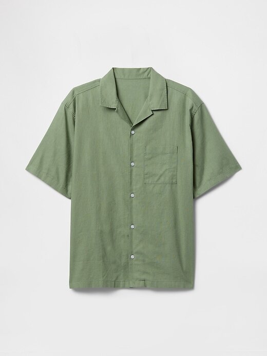Camisa de lino y algodón Camisa de lino y algodón