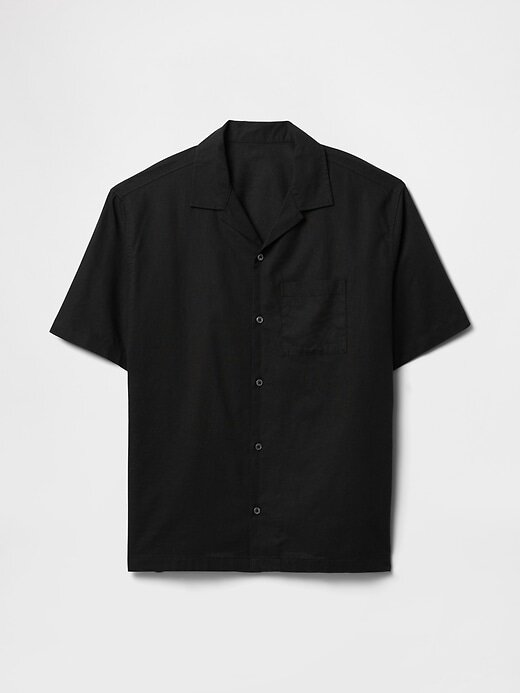 Camisa de lino y algodón Camisa de lino y algodón