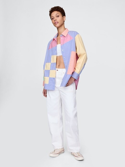 Camisa de patchwork Gap × HFR de BruceGlen Camisa de patchwork Gap × HFR de BruceGlen
