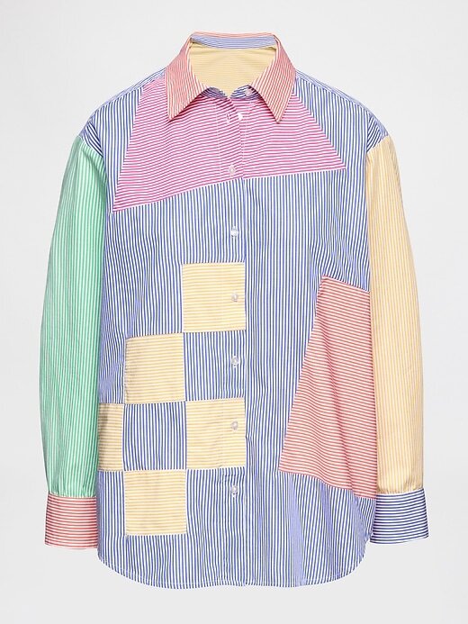 Camisa de patchwork Gap × HFR de BruceGlen Camisa de patchwork Gap × HFR de BruceGlen