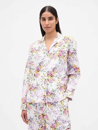 Camisa de pijama de popelina