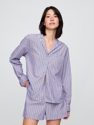 Camisa de pijama de popelina