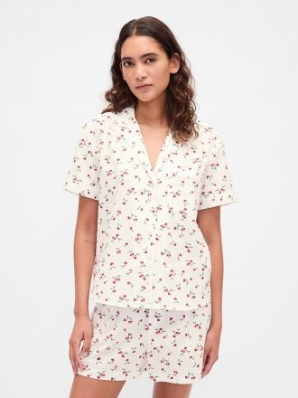 Camisa de pijama de popelina
