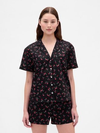 Camisa de pijama de popelina