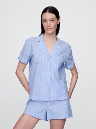 Camisa de pijama de popelina